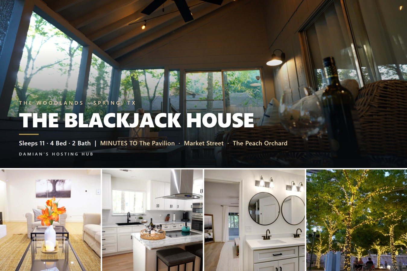 Inside Blackjack House.