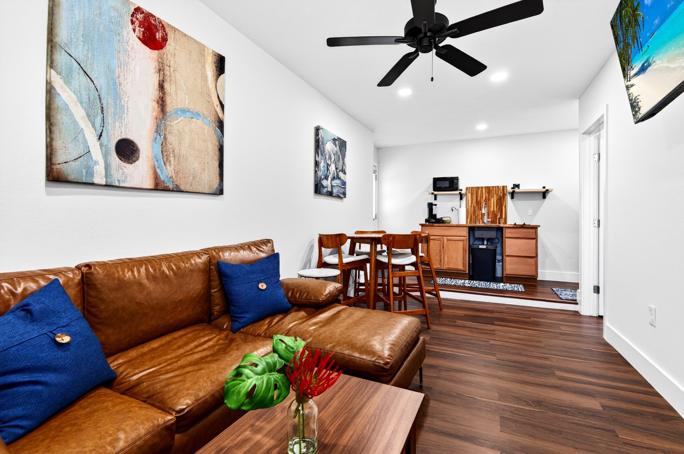 Inside The Woodlands Casita.